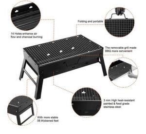Mini Parrilla Asador Portatil Plegable Camping