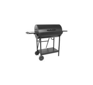 Parrilla Doble Carbón Repisas Laterales Tapa