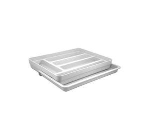 Organizador Cubiertos Extensibles Logic Blanco