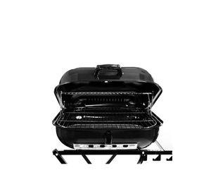 Parrilla Asado Plegable Carbón Tapa Ruedas