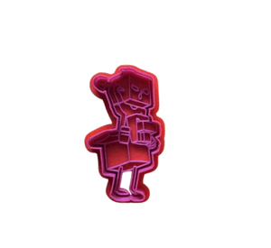 Cortador De Galletas Pollo Jinete Minecraft