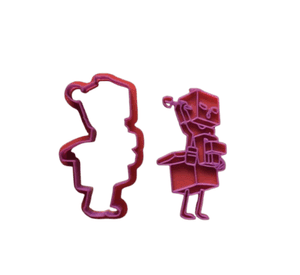 Cortador De Galletas Pollo Jinete Minecraft