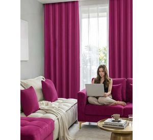 Juego de Cortinas Blackout Premium Engomadas m6