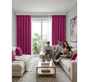 Juego de Cortinas Blackout Premium Engomadas m6
