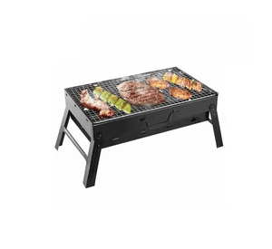 Asador Parrilla Carbón Portátil Plegable De Viaje Camping