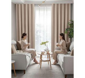 Juego de Cortinas Blackout Premium Engomadas m2