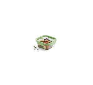 Recipiente hermético 100% de vidrio 1100 ml cuadrado