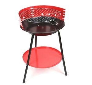 Parrilla Barbacoa Redonda De Acero Con Patas Desmontables