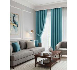 Set de Cortinas Blackout Engomadas Modernas de Lujo m5