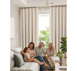 Set de Cortinas Blackout Engomadas Modernas de Lujo m17