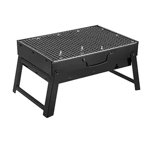 Parrilla móvil Genérica Genérica 33cm de ancho 30cm de alto 24cm de profundidad negra
