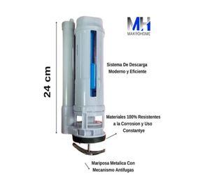 Kit Valvula De Descarga Estanque Wc Alta Aquakit 24cm +boton