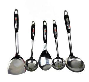 Set 5 Piezas Utensilios Cocina Cucharones Espatula