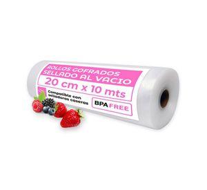 1 Rollo Bolsa Sellado Al Vacio 20cm X 10mt 80 Micras