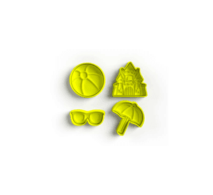 Cortadores de galleta - Verano (pack 4 un)