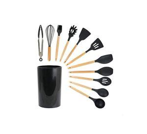 Juego De Utensilios De Cocina Silicona Antiadherente 12pcs