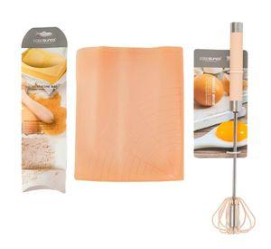 Set lamina de silicona 40 x 50 cms. y batidor manual