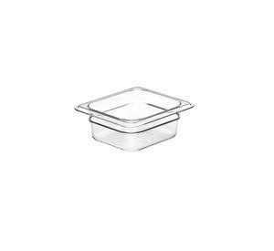 CONTENEDOR POLICARBONATO TRANSP. GN 1/6x6 cms