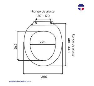 Asiento Con Tapa Wc Eco Ovalada Täumm