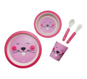 Set Bambu Kido rosado