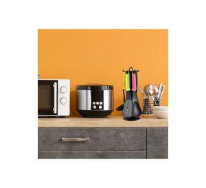 Set 6 Utensilios Cocina Antiadherentes Mango Silicona