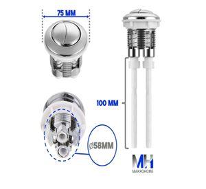 Boton Estanque Wc 58 Mm Superior Descarga Doble Aquakit
