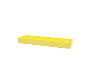 RECIPIENTE AMARILLO 38X12X3.8CM.