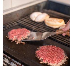 Espatula Wayu Mango Madera Parrilla Cocina Antiadherente