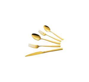 Cuchilleria dorado para cocina hogar