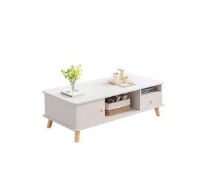 Mesa De Centro 120x48x46cm con 2 cajones Chic Home