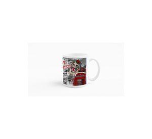 Tazones tazas blancas Love London Londres Vintage