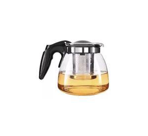 Hervidor Tetera Infusor Vidrio Cocina 900 ML Negro