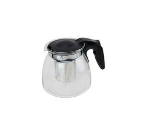 Hervidor Tetera Infusor Vidrio Cocina 900 ML Negro