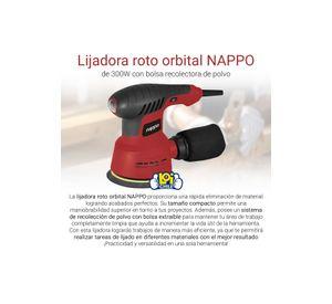 Lijadora Roto Orbital Nappo 300w con Recolector de Polvo