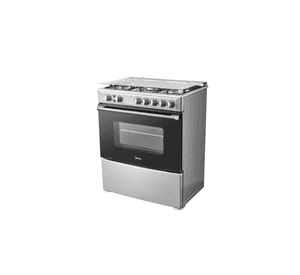Cocina a Gas 5 Quemadores 30inch Silver Midea