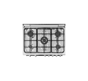 Cocina a Gas 5 Quemadores 30inch Silver Midea