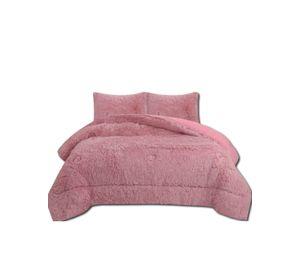 PLUMON PELUDO KING ROSADO CON CHIPORRO QUITA FRIO SUAVE TF