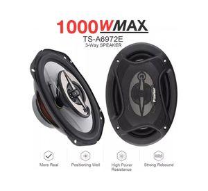 KIT 2 PARLANTES AUTO 6X9 OVALADOS 1000W COAXIAL 3 VIAS