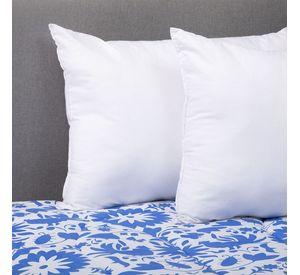 Plumon Mexico Azul 2 Pl + Pack Almohadas Blanco Arthome