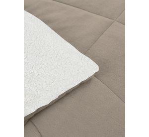 PLUMON ANDES CHIPORRO LISO TAUPE 2 PLAZA