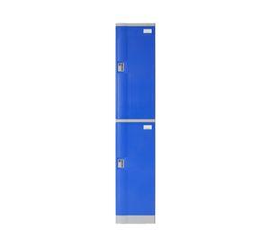 Locker plástico LP1-02 Les 2 puertas azul Maletek