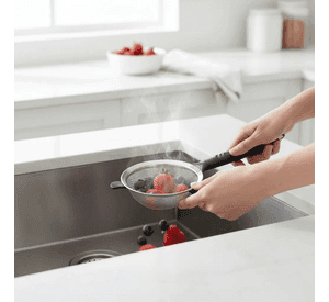 Colador de Malla Fina 26, 5 cm para Cocina y Reposteria