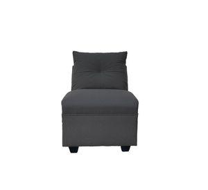 Butaca Mateo Chenille Grafito Pata Plastica 1C