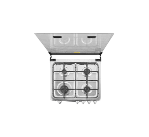 Cocina a Gas 4 Quemadores 24inch Silver Midea