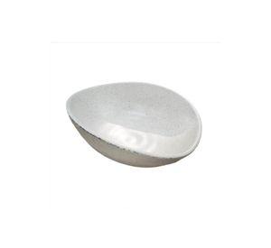 BOWL OVALADO MELAMINA GRANITO BLANCO 1100 ML