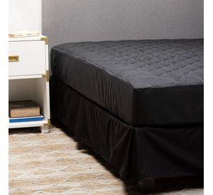 Cubrecolchon + Faldon Negro Arthome 2 Plazas