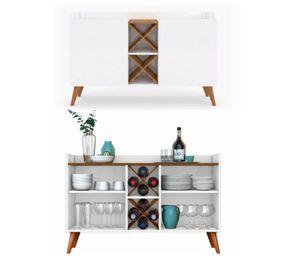 Mueble Buffet Aparador Bar Blanco