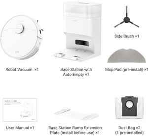 Dreame Mova S10 Plus, combo de robot aspirador y fregona de vaciado automático, 7000PA Succion
