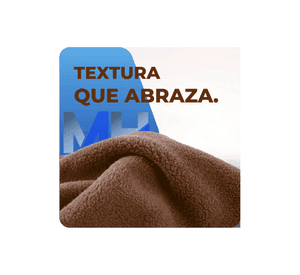 Manta Polar Con Mangas Frazada Vestible Invierno 180x130cm Marron