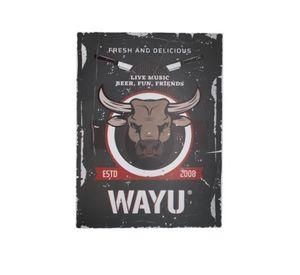 CUADRO DECO TORO 40*30CM WAYU